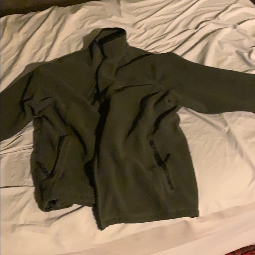 Green timberland jacket